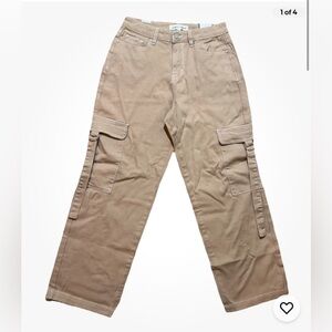 Juniors Cargo/Skater Tan Cargo Pants size 5
